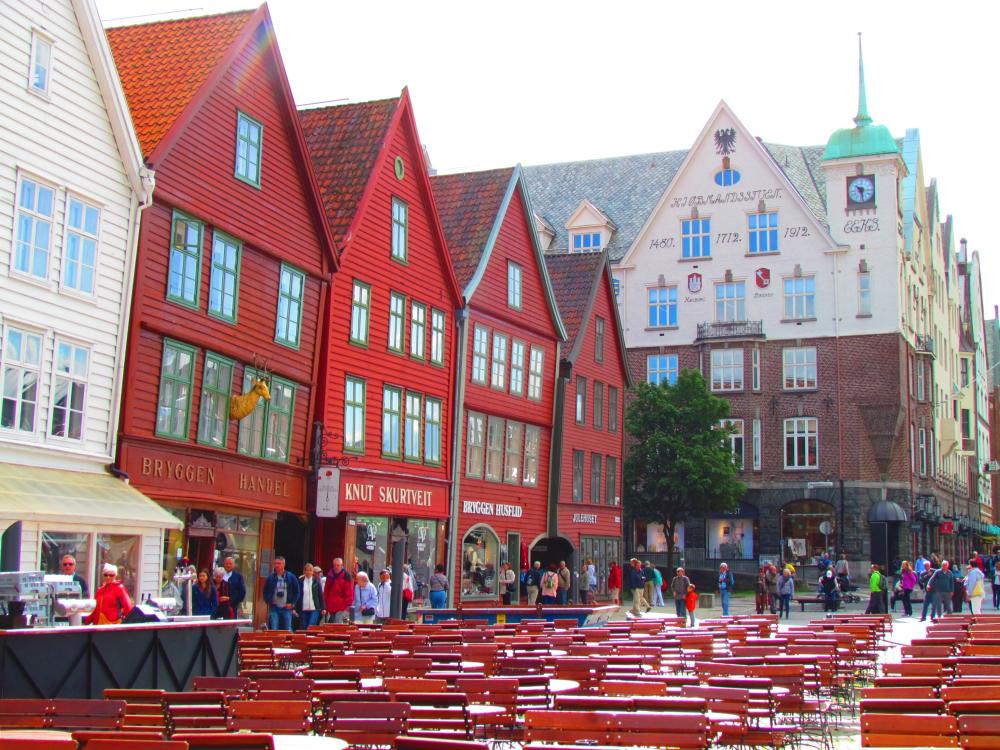Dégustation sur le marché de Bergen
